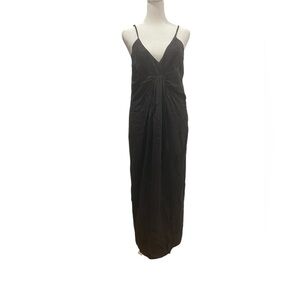 Zara Black Medium Sleeveless Maxi Dress